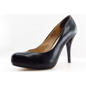 Classiques Entier Pumps, Classics Black Leather Women Shoes Size 8.5 Medium